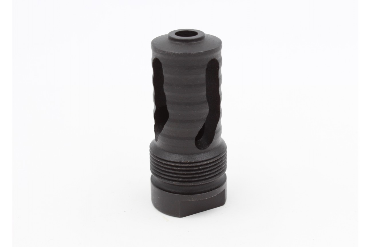Damage Industries - Muzzle Brake, Short Barrel, 3 Slot 1/2 x 28 (US SHIPPING ONLY)