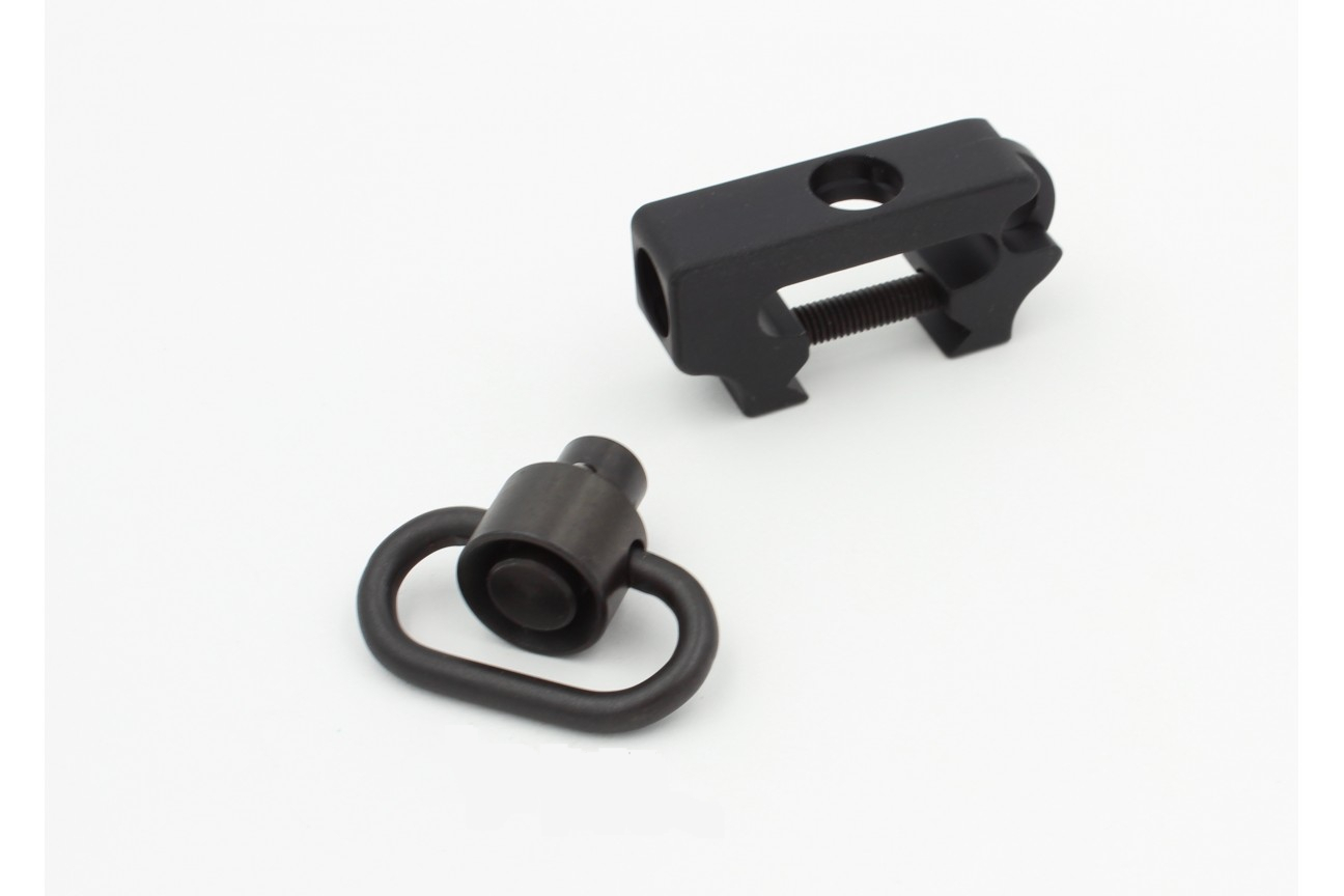 Damage Industries - 2pc Multi Mount QD/Sling/Hook Combo - 1" Swivel (US SHIPPING ONLY)
