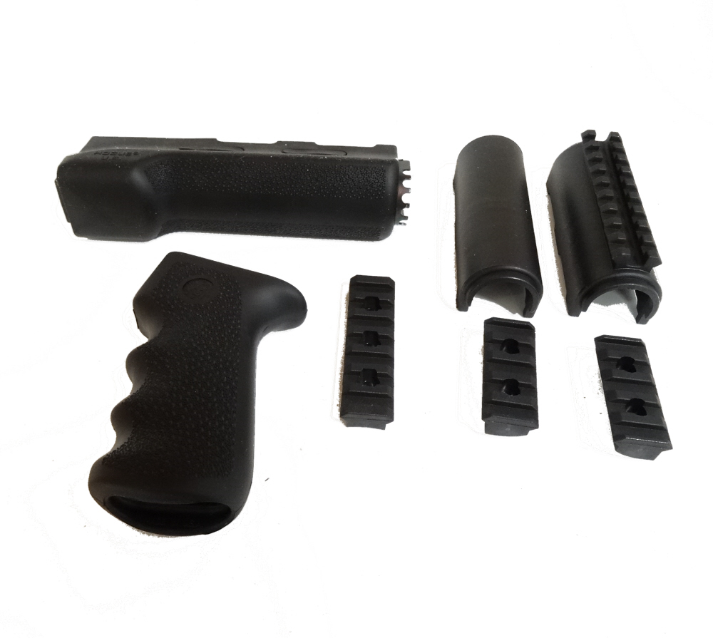Hogue 74008 AK-47/AK-74 Rubber Overmolded Grip and Handguard Kit (US SHIPPING ONLY)