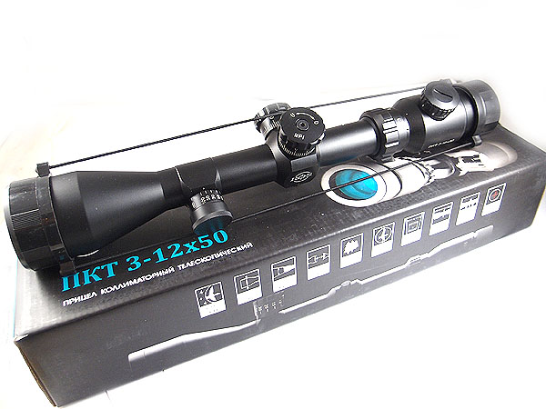 CTS 3-12x50 Multipurpose Collimator Scope, Illuminated Reticle