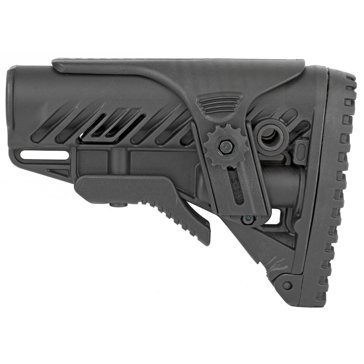 FAB Defense GLR16CP AR-15 Buttstock with Adjustable Cheek Rest, Black (US SHIPPING ONLY)