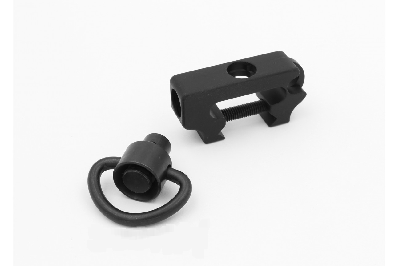 Damage Industries - 2pc Multi Mount QD/Sling/Hook Combo - D-Loop Swivel (US SHIPPING ONLY)